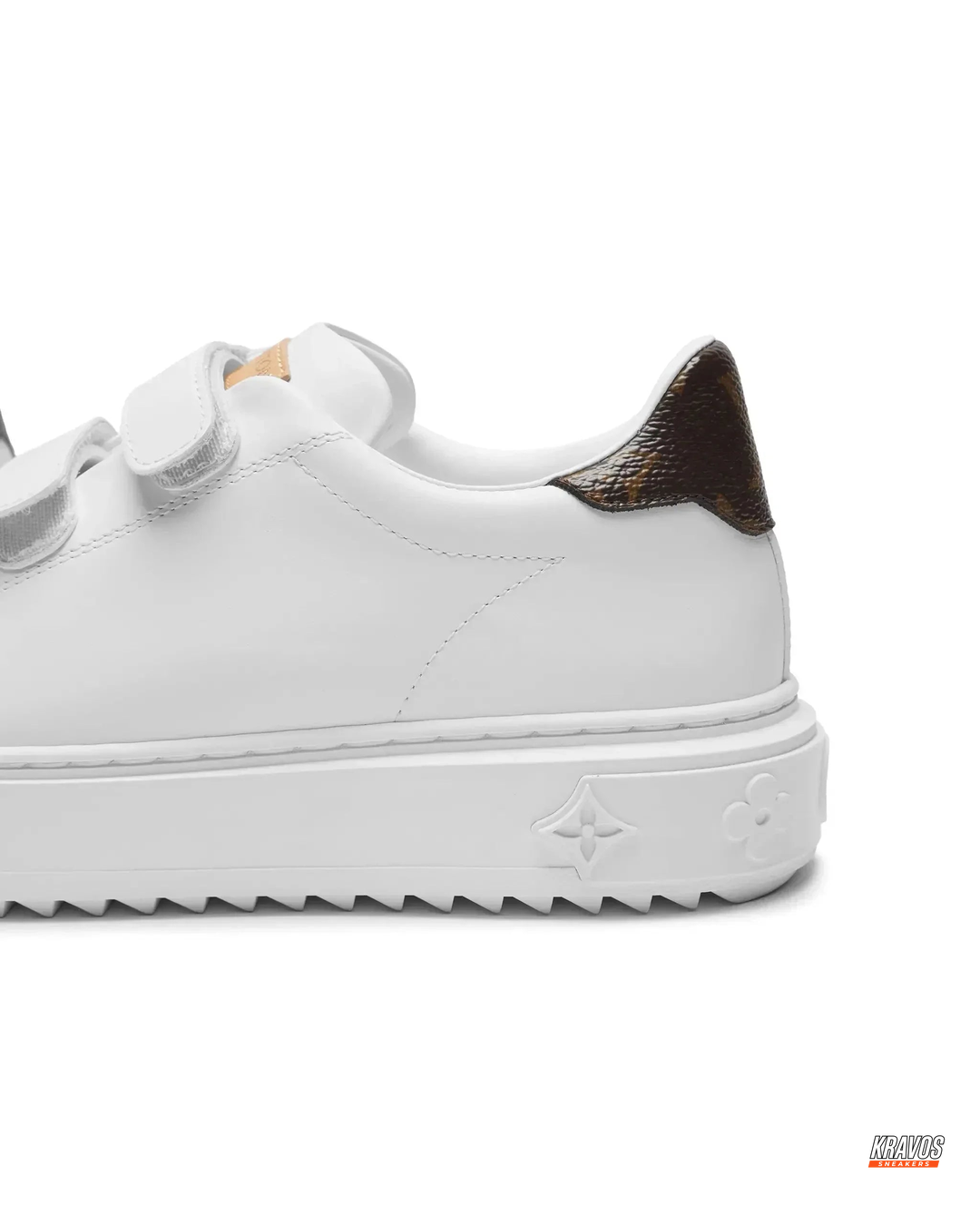 LV Leather Triple-Strap Court Trainer