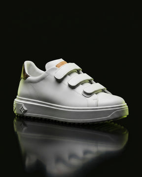 LV Leather Triple-Strap Court Trainer