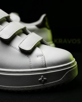 LV Leather Triple-Strap Court Trainer