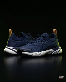 LV Mesh Lugged-Sole Trail Runner Navy White