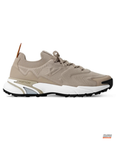 LV Mesh Lugged-Sole Trail Runner Taupe White #taupewhite