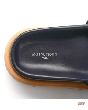 LV Nylon Padded Pillow Slide