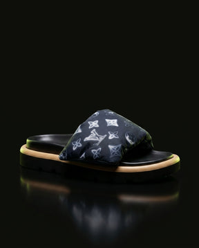 LV Nylon Padded Pillow Slide