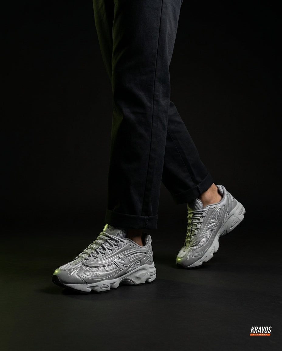 NB 1000 Mesh Layered Runner Grey Silver
