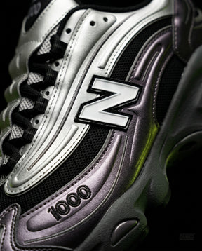 NB 1000 Mesh Layered Runner Grey Silver Black