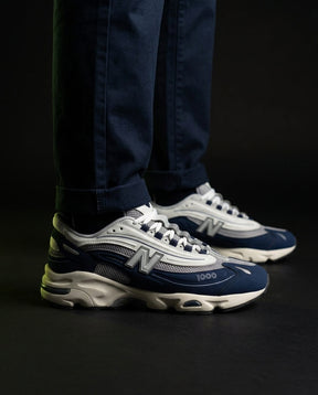 NB 1000 Mesh Layered Runner Navy White Grey