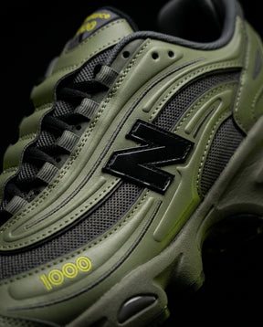 NB 1000 Mesh Layered Runner Olive Black
