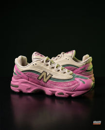 NB 1000 Mesh Layered Runner Pink Cream Green