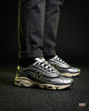 NB 1000 Mesh Layered Runner Silver Black Cream