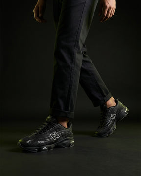 NB 1000 Mesh Layered Runner Triple Black