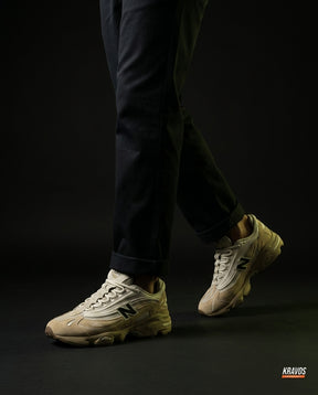 NB 1000 Suede Ridged Sole Runner Tan Cream Black