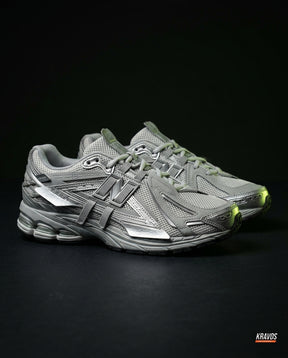 NB 1906A Mesh Layered Chunky Runner Grey Silver
