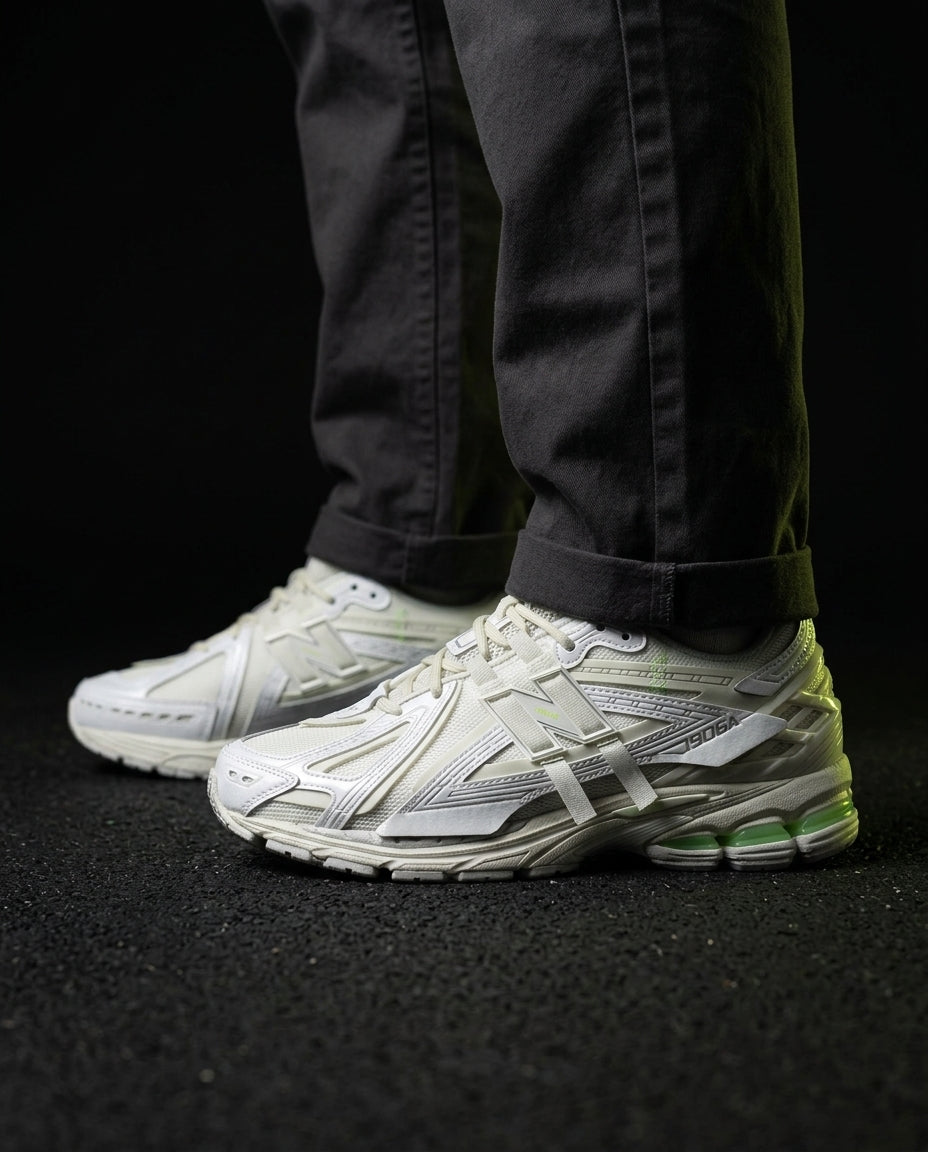NB 1906A Mesh Layered Chunky Runner White Green