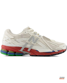 NB 1906A Mesh Layered Chunky Runner White Red Multi #whiteredmulti