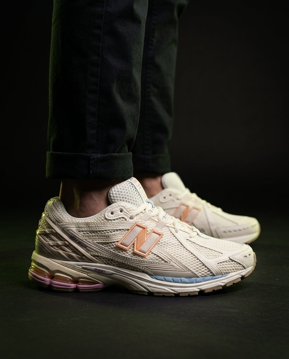 NB 1906R Mesh Layered Chunky Runner Cream Multi Pastel