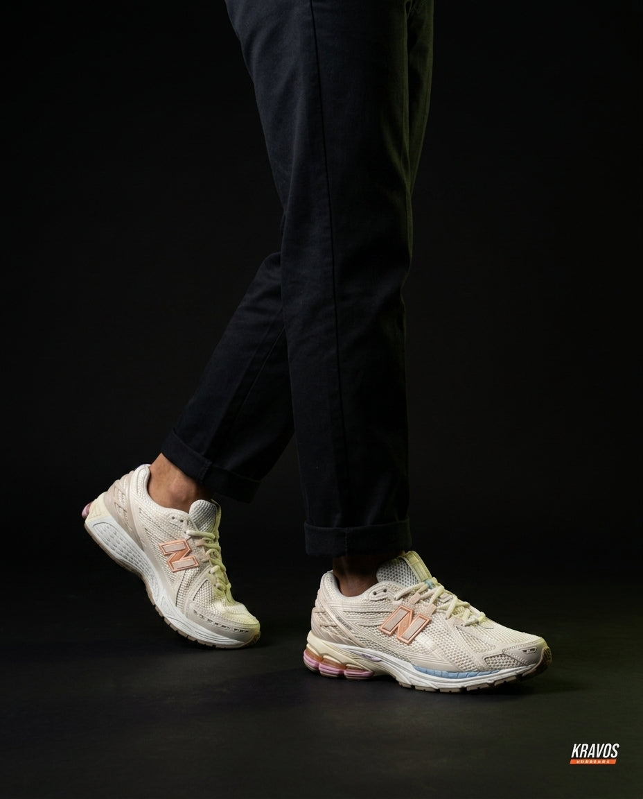 NB 1906R Mesh Layered Chunky Runner Cream Multi Pastel