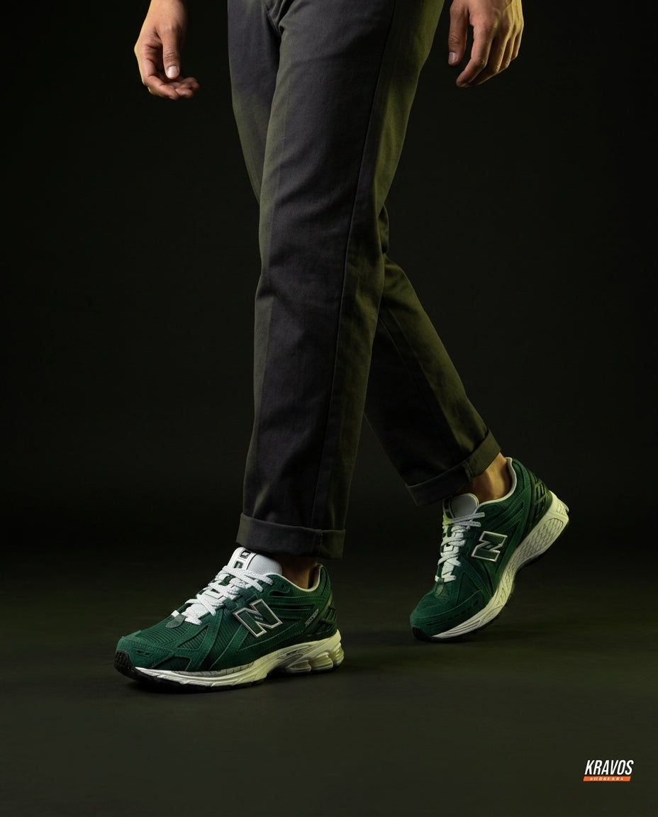 NB 1906R Mesh Layered Chunky Runner Green White