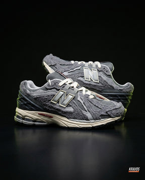 NB 1906R Mesh Layered Chunky Runner Grey Cream