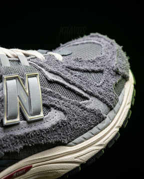 NB 1906R Mesh Layered Chunky Runner Grey Cream