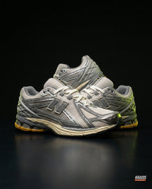 NB 1906R Mesh Layered Chunky Runner Grey Cream Gold