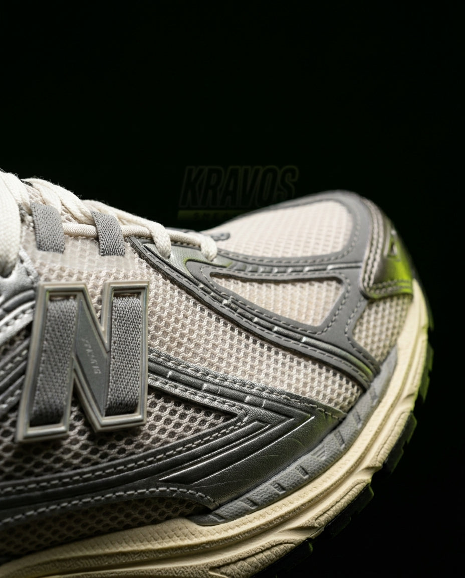 NB 1906R Mesh Layered Chunky Runner Grey Cream Gold