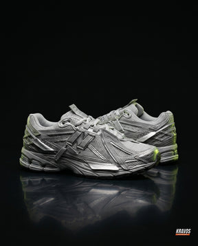NB 1906R Mesh Layered Chunky Runner Grey Silver