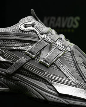 NB 1906R Mesh Layered Chunky Runner Grey Silver