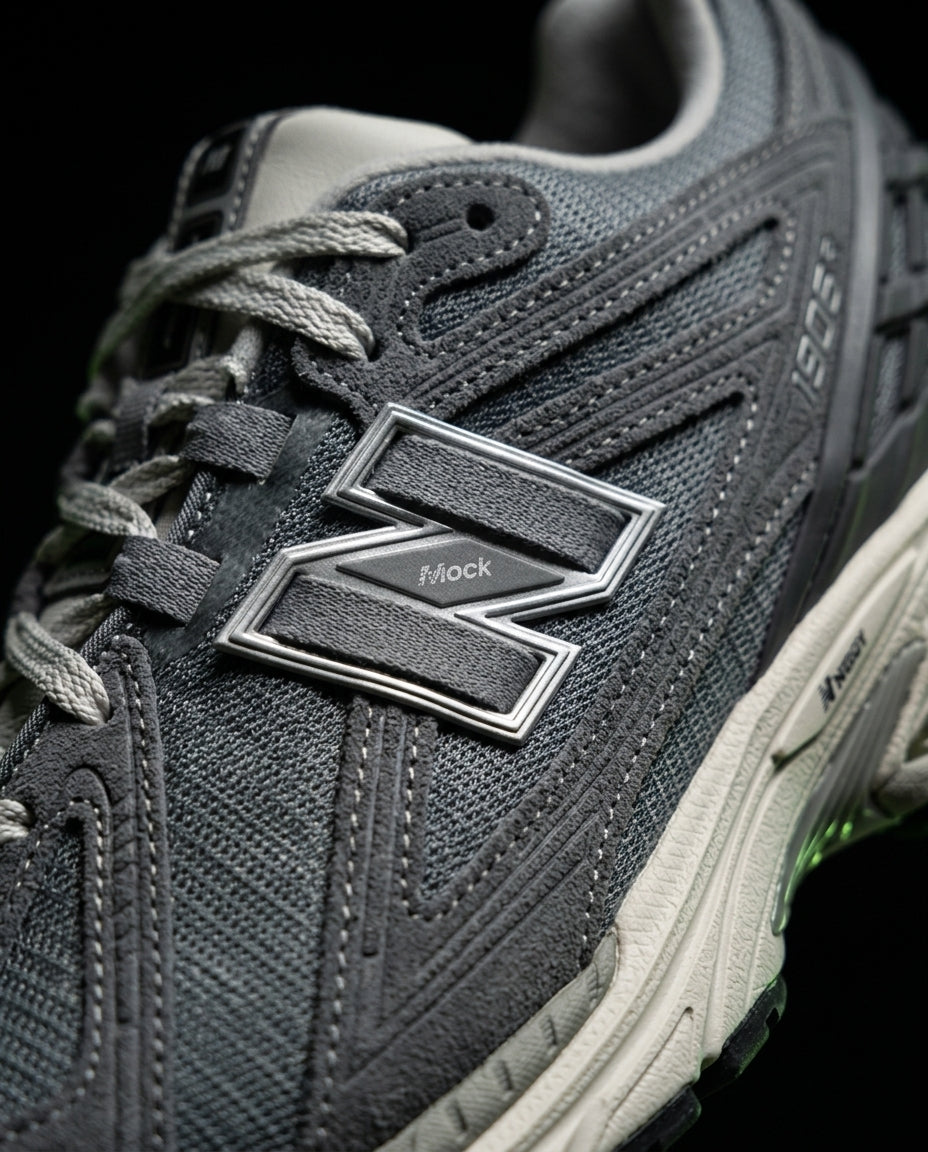 NB 1906R Mesh Layered Chunky Runner Grey White