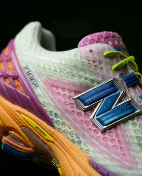 NB 1906R Mesh Layered Chunky Runner Multicolour Orange Purple