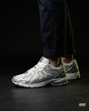 NB 1906R Mesh Layered Chunky Runner White Silver Green