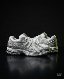 NB 1906R Mesh Layered Chunky Runner White Silver Green