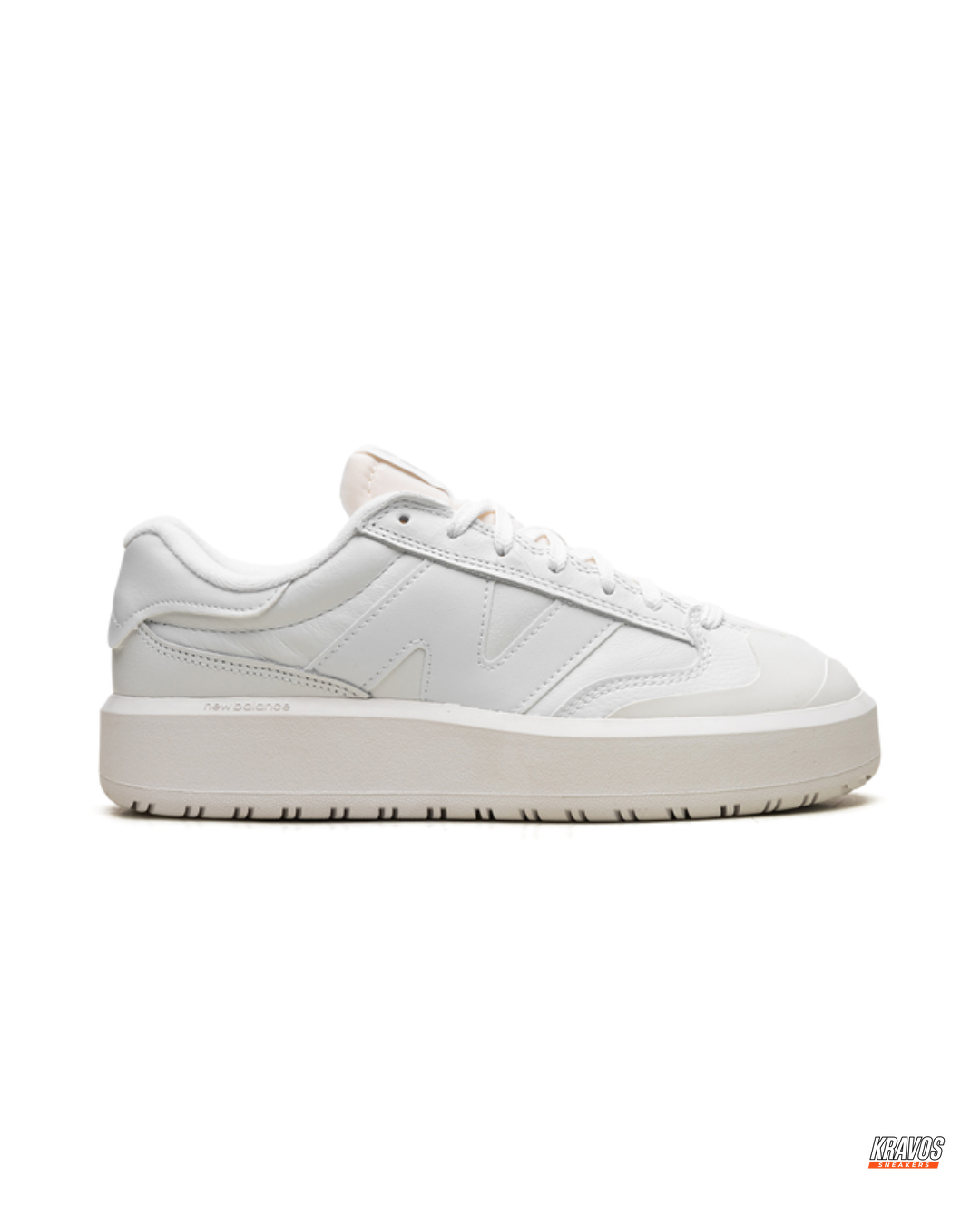 NB 302 Leather Platform Court Trainer