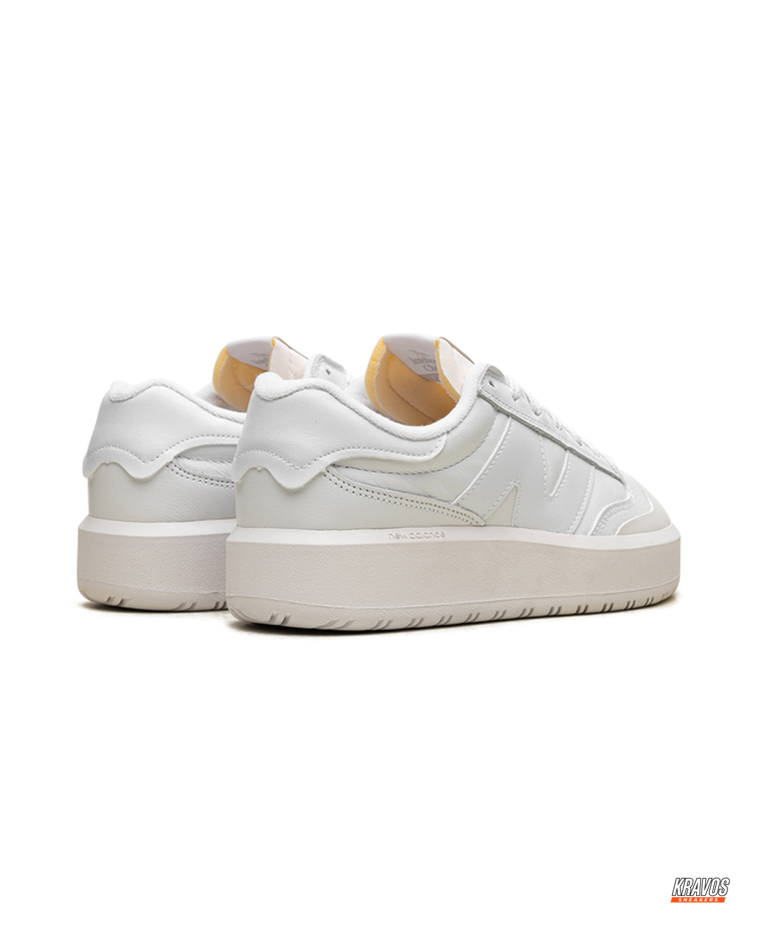 NB 302 Leather Platform Court Trainer