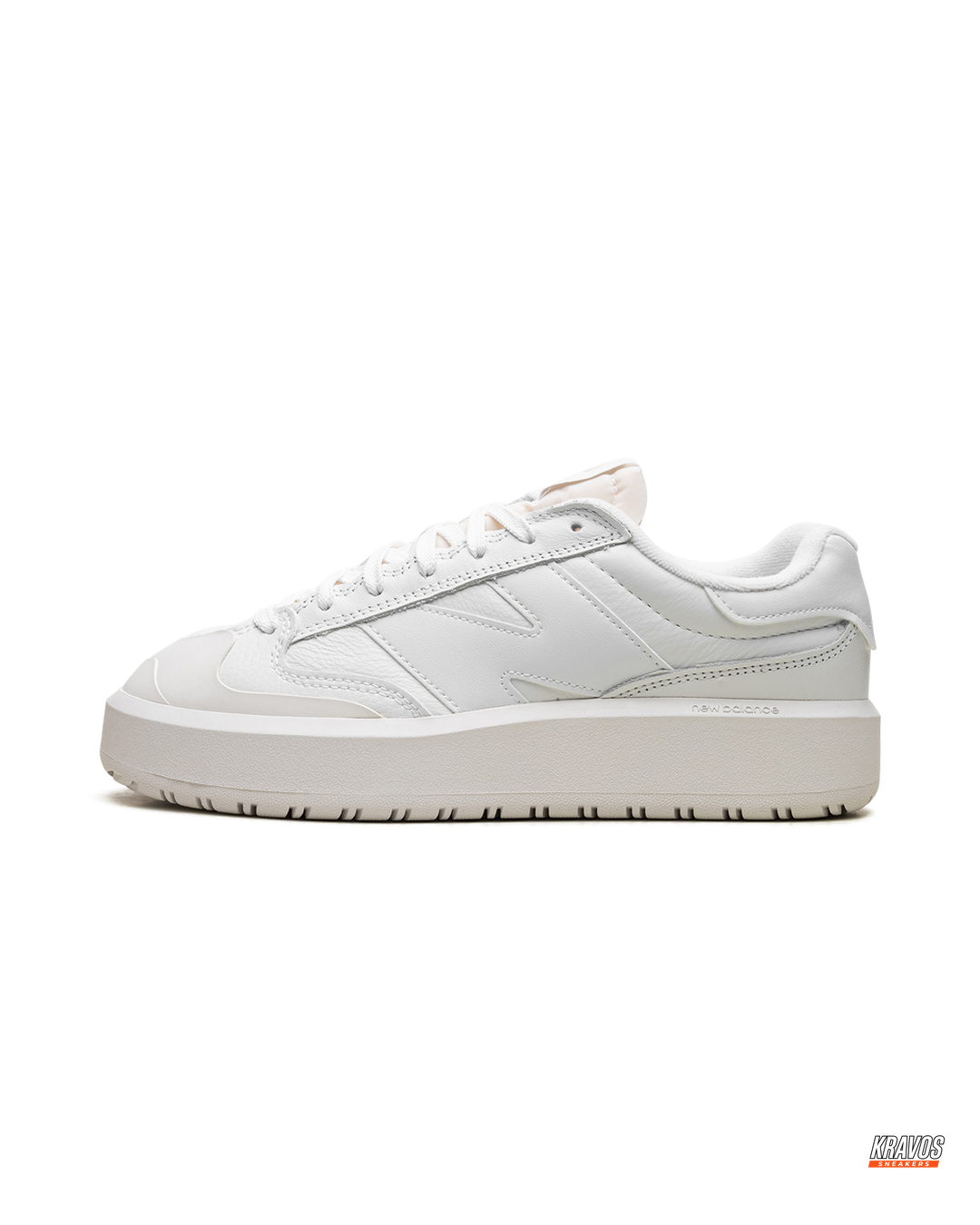 NB 302 Leather Platform Court Trainer