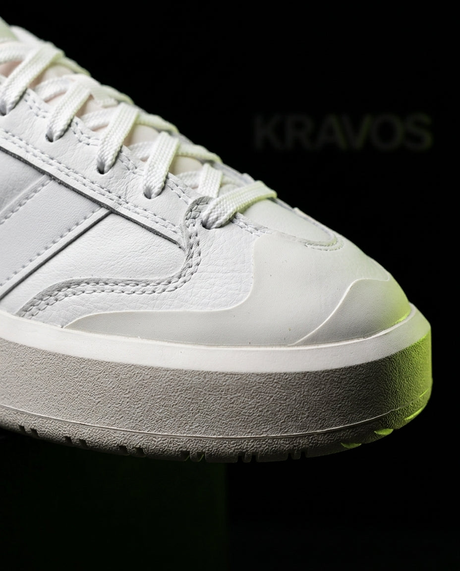 NB 302 Leather Platform Court Trainer