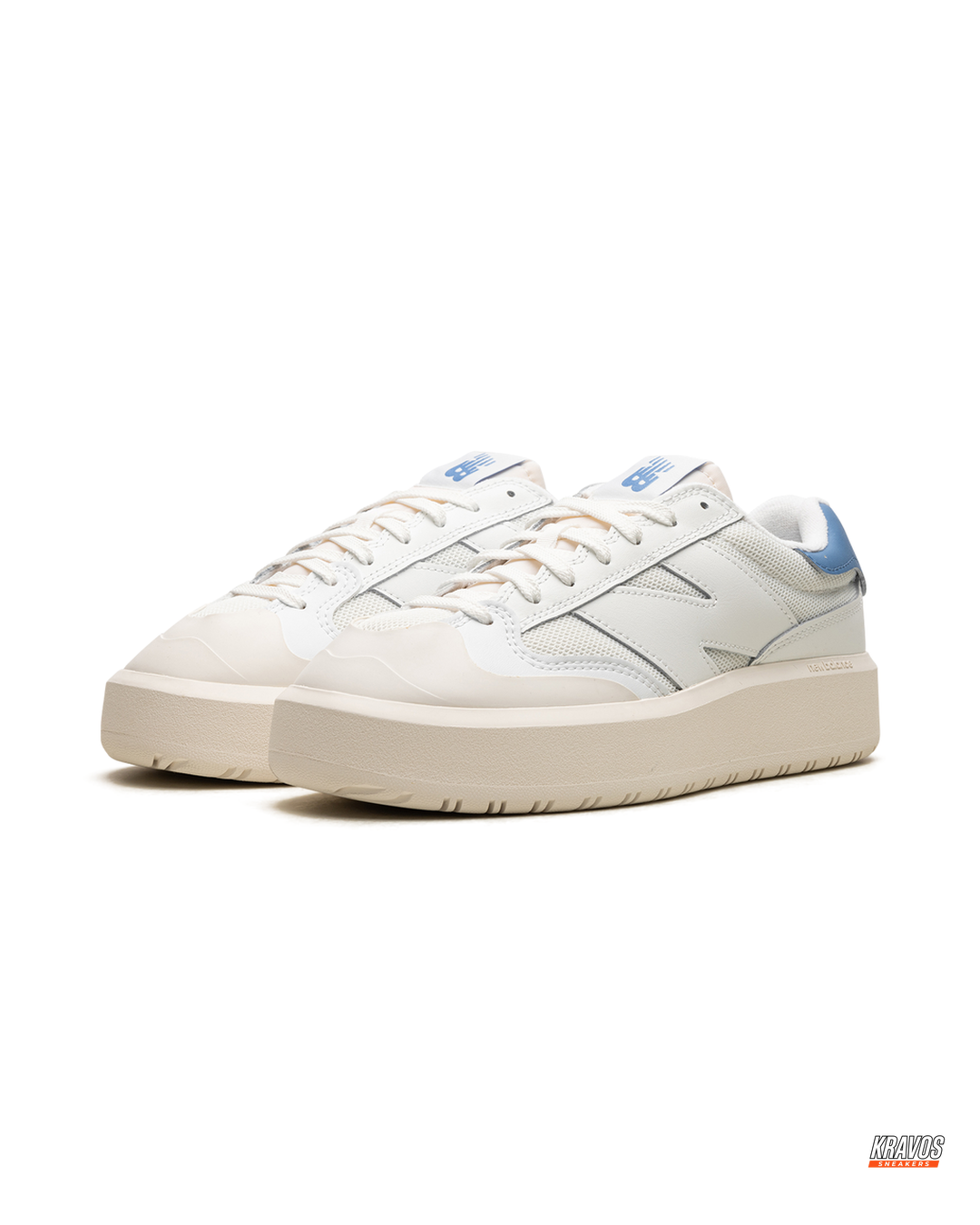 NB 302 Leather Platform Court Trainer