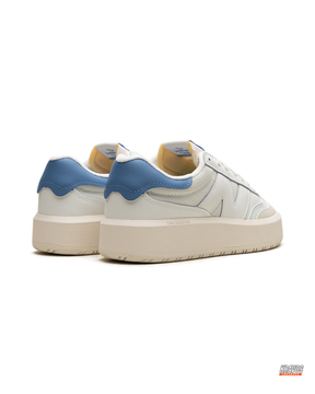 NB 302 Leather Platform Court Trainer