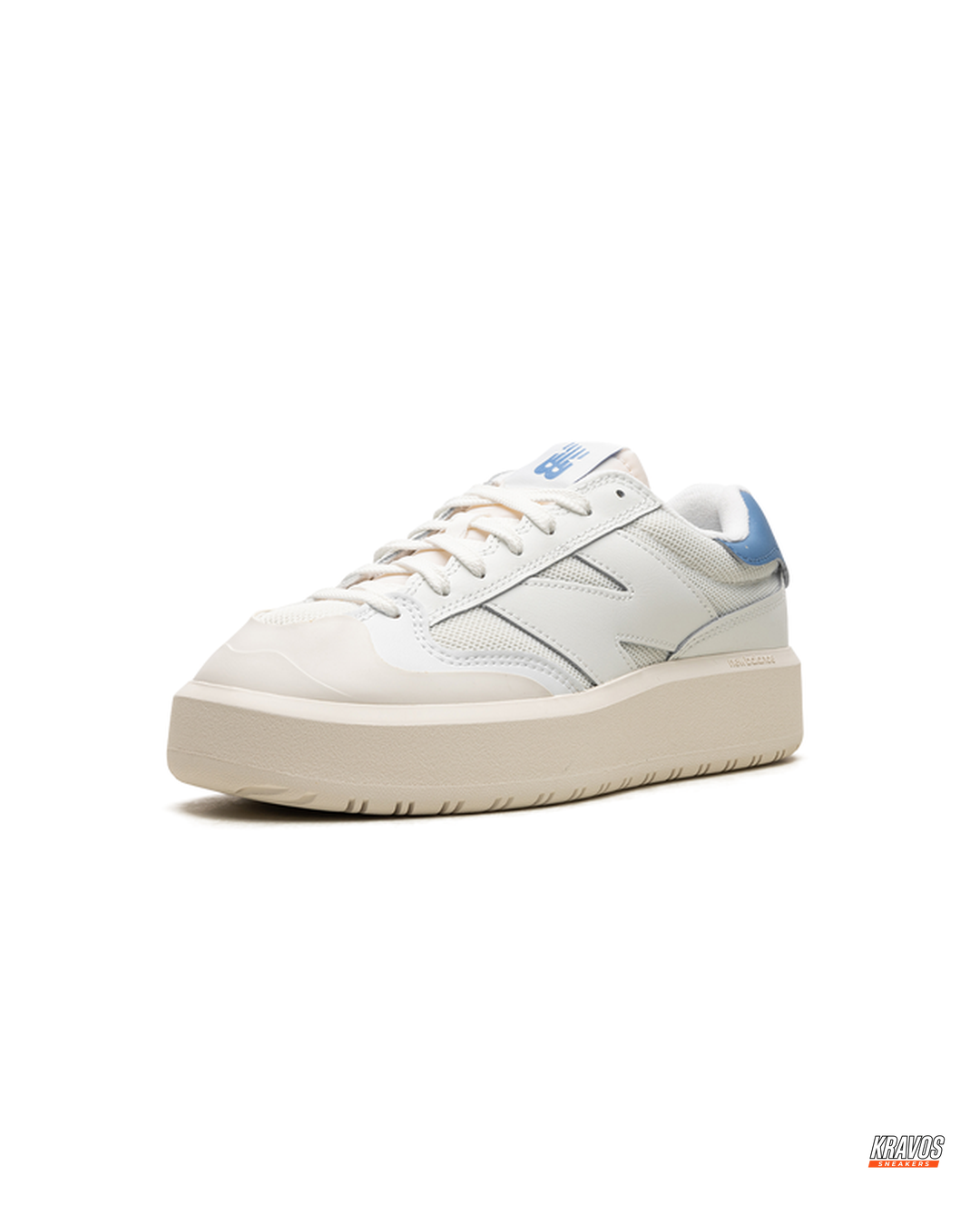 NB 302 Leather Platform Court Trainer