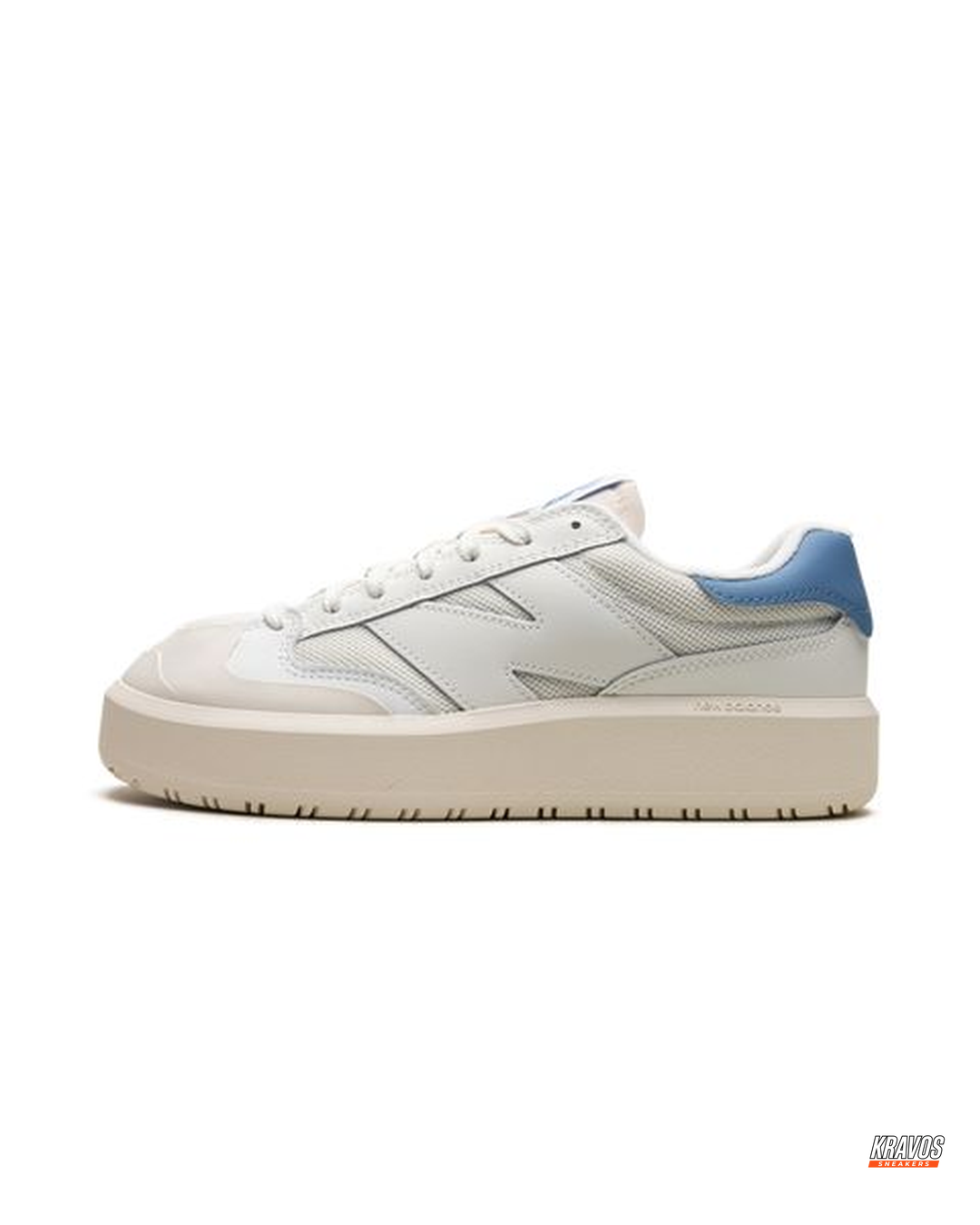 NB 302 Leather Platform Court Trainer