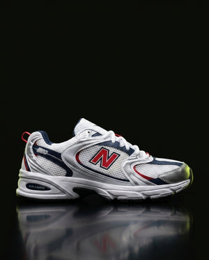 White Navy Red