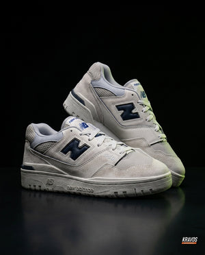 Grey Navy White