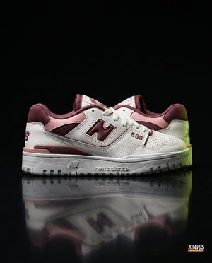 White Burgundy Pink