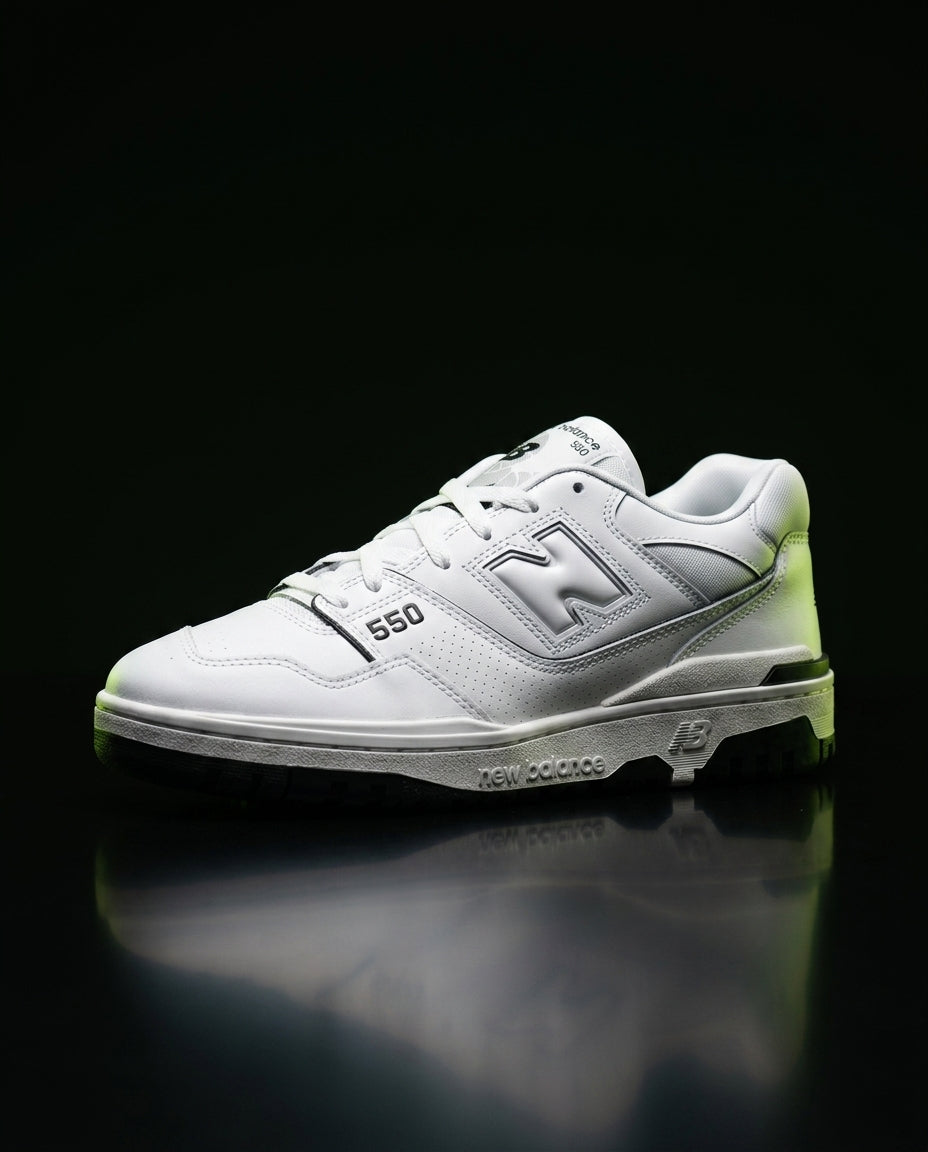 NB 550 Perforated Leather Basketball Trainer