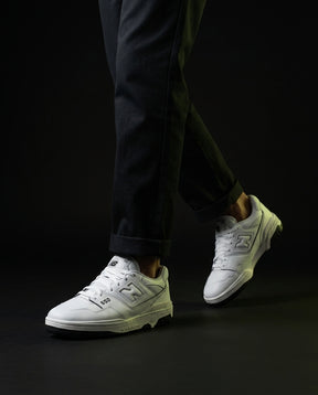 NB 550 Perforated Leather Basketball Trainer