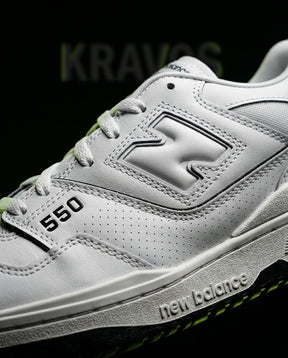 NB 550 Perforated Leather Basketball Trainer