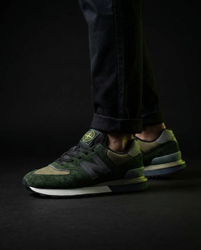 NB 574 Suede Panelled Retro Runner