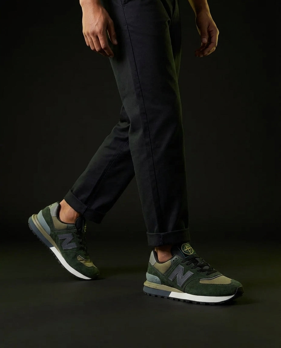 NB 574 Suede Panelled Retro Runner