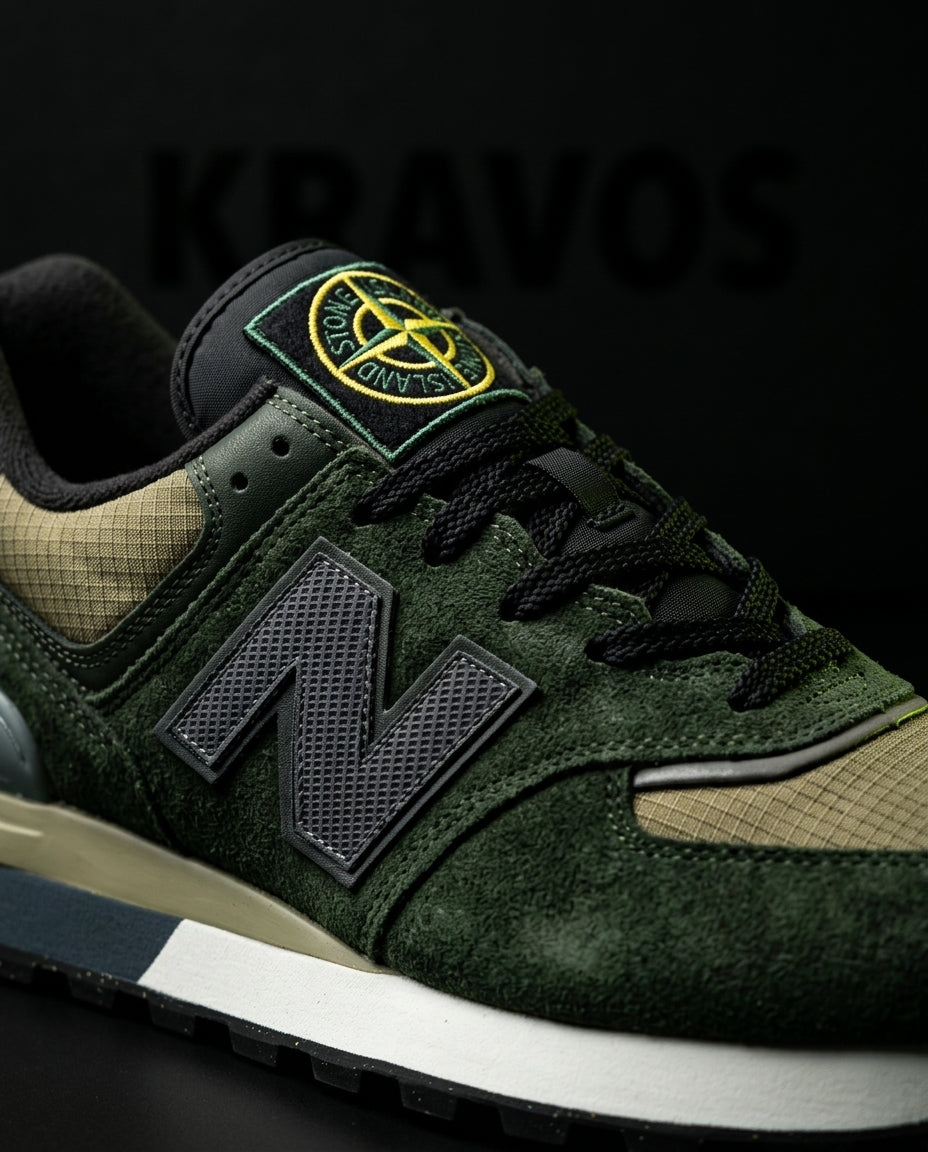 NB 574 Suede Panelled Retro Runner