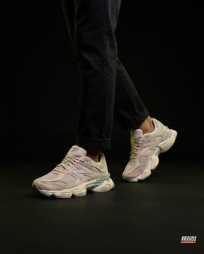 NB 9060 Suede Layered Chunky Runner Cream 1 Beige Sage