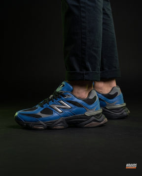 NB 9060 Suede Layered Chunky Runner Blue Blue Black